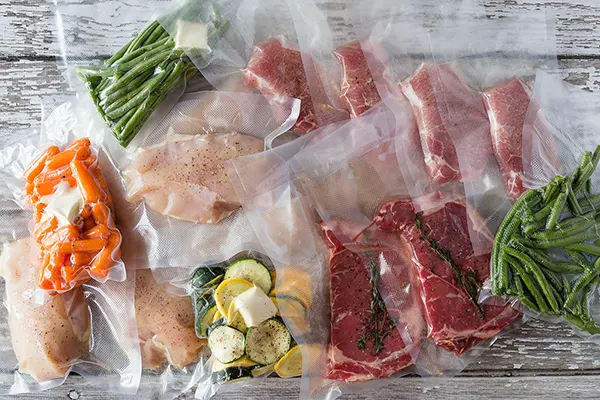 vacuum sealing food